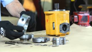 Hydraulic Vane Pump Repair [upl. by Erlond260]