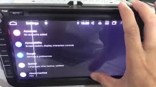 How to erase all data factory reset on Android Car Stereo Radio [upl. by Rod394]