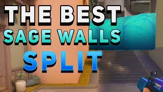 VALORANT  The BEST Sage Walls for Split Wall Boosts One Ways amp More [upl. by Phail]