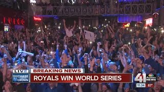 The moment the Royals won the World Series at Power amp Light [upl. by Watts479]