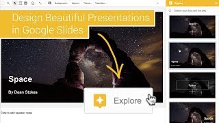 How to Design Beautiful Presentations in Google Slides  GSuite [upl. by Nepean]