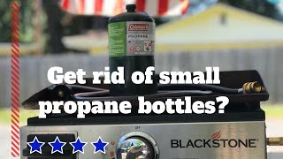 Two minute Tuesday episode 1  How to use a 20lb propane tank on a small Blackstone Griddle [upl. by Byers]