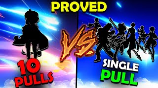 10 Pulls VS 1 Pull Myth Buster  Genshin Impact [upl. by Stiegler]