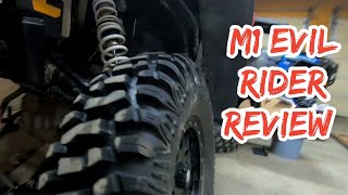 M1 Evil UTV Tire Review [upl. by Hanshaw]