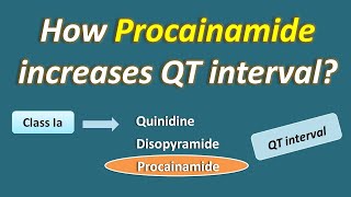 How Procainamide increases QT interval in ECG [upl. by Namruht]