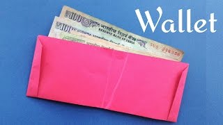 Paper Wallet using A4 sheet  Very easy to make  DIY Origami Tutorial by Paper Folds ❤️ [upl. by Annaeg]