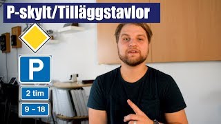 Parkeringskylt och tilläggstavlor [upl. by Dnomyar]