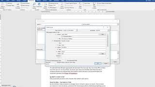 Add APA Referencing to a Microsoft Word Document [upl. by Rosecan781]