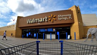 Shopping at Walmart at West Town Corners in Altamonte Springs Florida  Store 1374 [upl. by Adnal929]