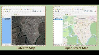 How to add Google Satellite Map or Open Street Map in QGIS [upl. by Sigismundo]