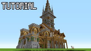 How to Make a MEDIEVAL CASTLE in Minecraft [upl. by Dow810]