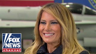 Exclusive Interview Melania Trump sits down with Hannity [upl. by Alekat]