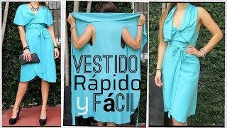 Cómo hacer un VESTIDO RÁPIDO Y FÁCIL  Fabiana Marquesini  28 [upl. by Culley]