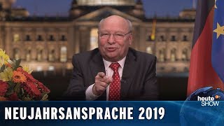 Die ehrliche Neujahrsansprache für 2019 – von Gernot Hassknecht  heuteshow [upl. by Themis]