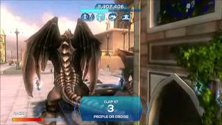 star wars kinect rancor rampage coloi rancor level 8 unlock [upl. by Mayer]