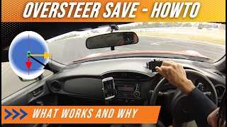 Oversteer recovery  how to save your car [upl. by Allemap129]