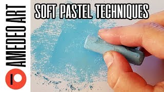 Soft pastel techniques  Soft pastels for beginners [upl. by Lydell]