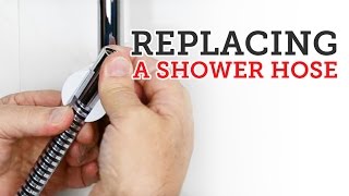 Shower Doctor TV Replacing a shower hose [upl. by Treiber]