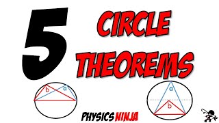 Proving Circle Theorems 5 Proofs in 10 minutes [upl. by Anerbas430]