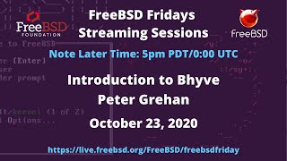 FreeBSD Fridays Introduction to Bhyve [upl. by Rawlinson]