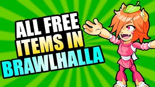 Every FREE Item in Brawlhalla and how to get them [upl. by Eycats]