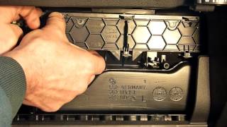 VW Golf Mk 7 and Passat B8 Pollen filter  remove amp replace [upl. by Lumpkin]