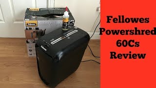 Fellowes Powershred 60Cs CrossCut Review [upl. by Lyreb]