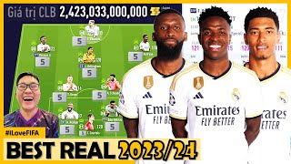 Phá 1000 Tỷ Acc Chính I Love Xây Dựng Siêu Đội Hình REAL MADRID 2023  2024 MẠNH NHẤT FO4 [upl. by Carboni]