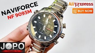 NAVIFORCE NF9093M DualTime Watch│Naviforce Watch Review│Subtitles [upl. by Gilchrist]