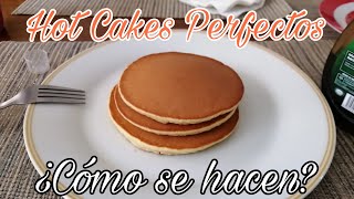 Cómo hacer Hot Cakes Perfectos Redondos Suaves y Esponjosos  IzAntront [upl. by Swetlana]