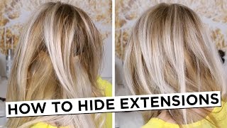 How To Hide Hair Extensions [upl. by Sharos]