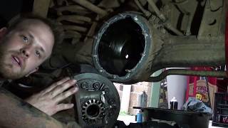 How to remove and replace a rear diff center Solid Axle [upl. by Ayikur591]