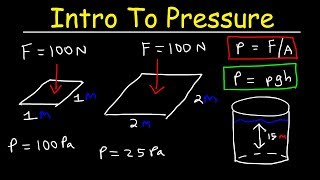 Introduction to Pressure amp Fluids  Physics Practice Problems [upl. by Farkas]