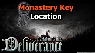 Monastery Key Location without pickpocketing  Easy to Find  Kingdom Come Deliverance [upl. by Ybeloc]