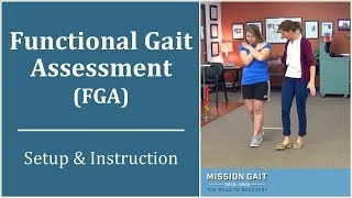 Functional Gait Assessment  Setup and Instruction [upl. by Michi]