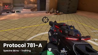 Protocol 781A Spectre Valorant New Skin  Test Kill [upl. by Wilbur]