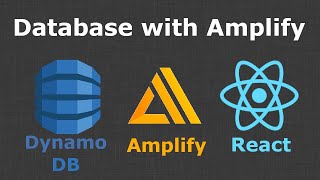 Working with Data in DynamoDB from React with AWS Amplify  Full tutorial [upl. by Graniela]