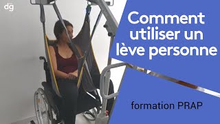 Comment Utiliser un lève personne  Formation ADVF [upl. by Ayikahs]