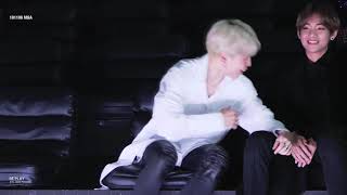 Vmin MINV Jimin Taehyung  sweet reaction to vmin [upl. by Odlonyer]