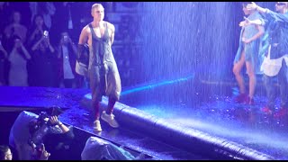 JUSTIN BIEBER TAKES HIS CLOTHES OFF  PURPOSE TOUR FOOTAGE 2016 [upl. by Labinnah250]