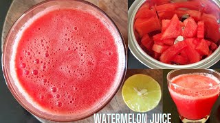 Watermelon Juice  How to make watermelon juice [upl. by Ttergram]