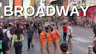 NEW YORK CITY Walking Tour 4K  BROADWAY [upl. by Oratnek]