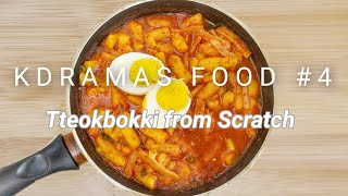 No Rice Flour  Wheat Tteokbokki from Scratch in LOCKDOWN  Kdramas Food Tteokbokki Recipe 4 [upl. by Trebloc]