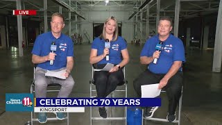 News Channel 11 celebrates 70 years in Kingsport [upl. by Kcered681]