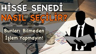 Hisse Senedi Analizi Nasıl Yapılır  Temel Analiz Eğitimi [upl. by Dlanar]