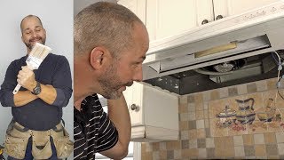 DIY How to Replace a Kitchen Hood Fan [upl. by Tannenbaum]