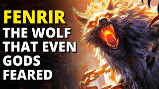 Fenrir the GIANT Wolf Even Gods Feared  Norse Mythology Explained [upl. by Ettevol]