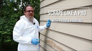 How To Scrape Paint Off Your House The Basics [upl. by Elvina]