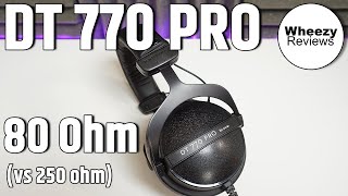 Beyerdynamic DT 770 Pro 80 Ohm Review  I like this one better [upl. by Arty]