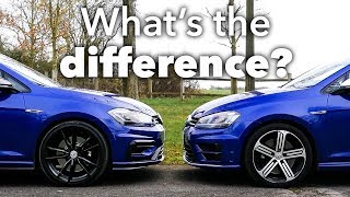 VW Golf R MK7 vs MK75 Whats The Difference [upl. by Oribel985]